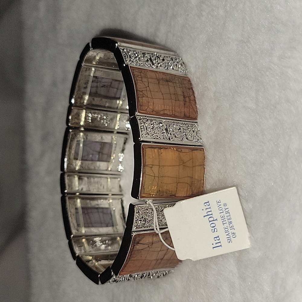 Cupcake Retired Lia Sophia Stretch Bracelet